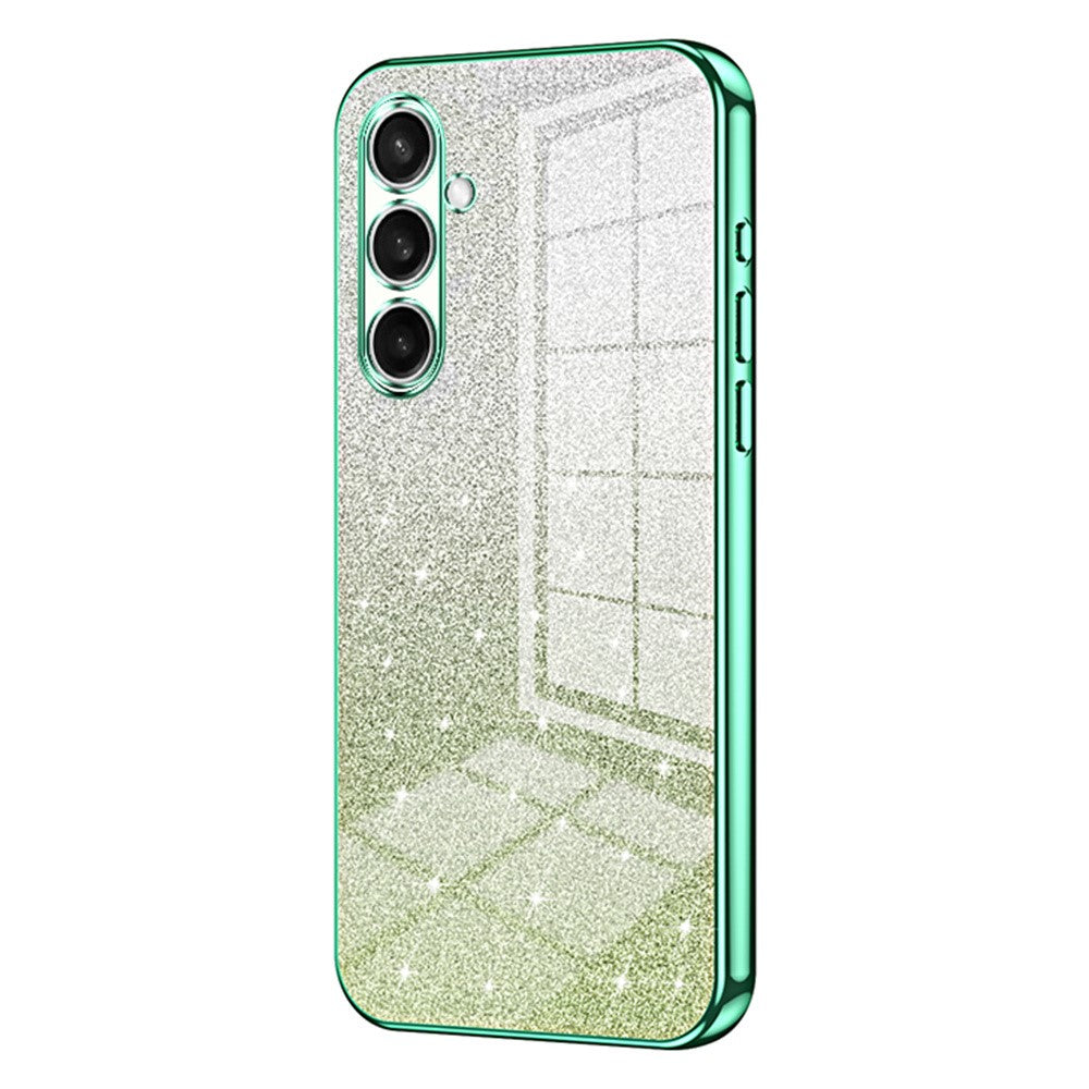 For Samsung Galaxy S26+ Case Electroplating Gradient Glitter TPU Phone Cover
