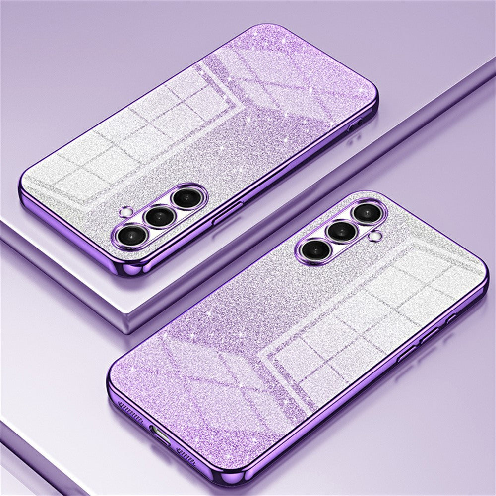 For Samsung Galaxy A37 5G Case Electroplating Gradient Glitter TPU Phone Cover