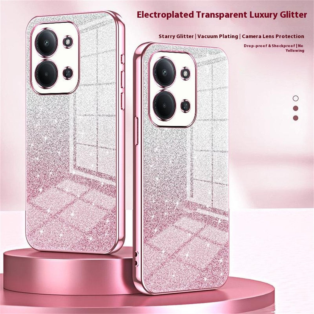 Mobilskal för Xiaomi Poco C85 4G (173 mm) / Redmi 15C 4G (EU) (173 mm) / 15C 5G (EU) (173 mm) Elektroplätering Gradient Glitter TPU Mobilskal