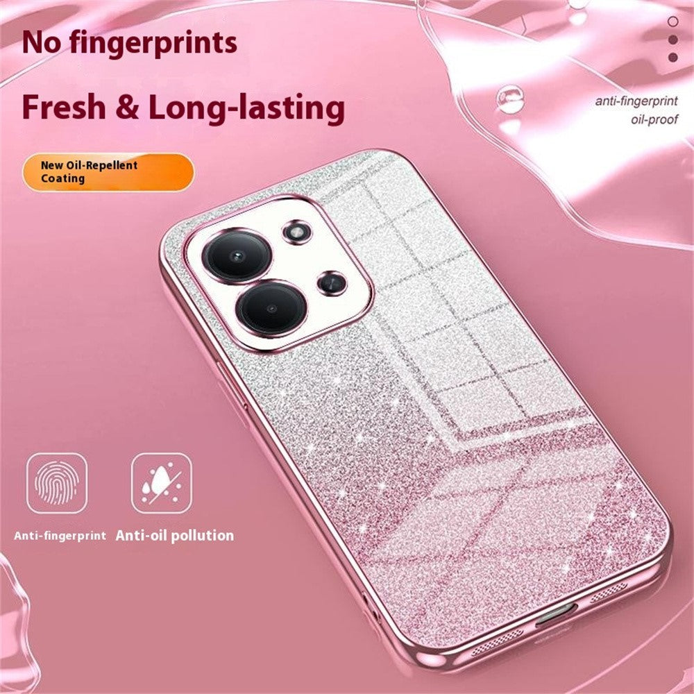 Mobilskal för Xiaomi Poco C85 4G (173 mm) / Redmi 15C 4G (EU) (173 mm) / 15C 5G (EU) (173 mm) Elektroplätering Gradient Glitter TPU Mobilskal