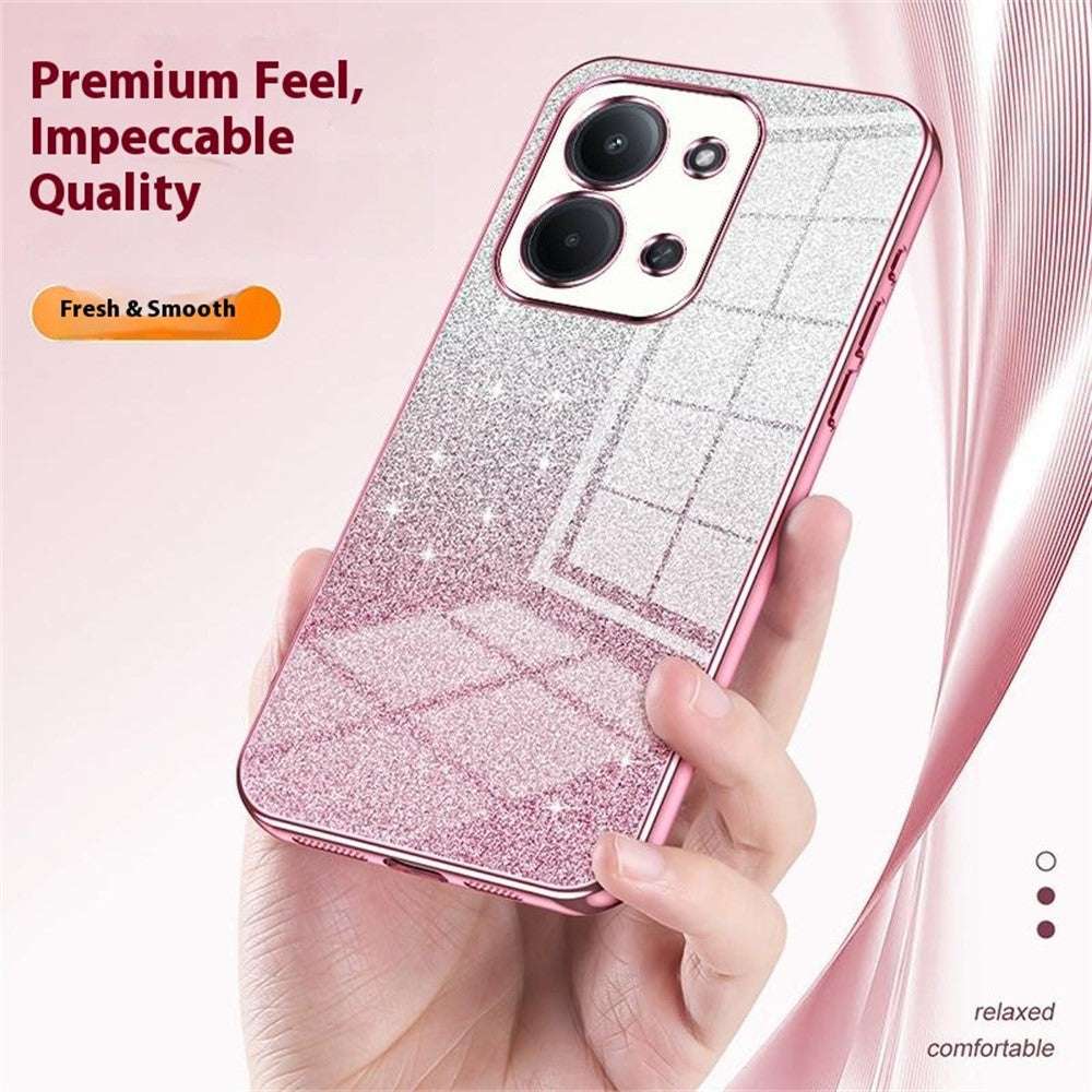 Mobilskal för Xiaomi Poco C85 4G (173 mm) / Redmi 15C 4G (EU) (173 mm) / 15C 5G (EU) (173 mm) Elektroplätering Gradient Glitter TPU Mobilskal