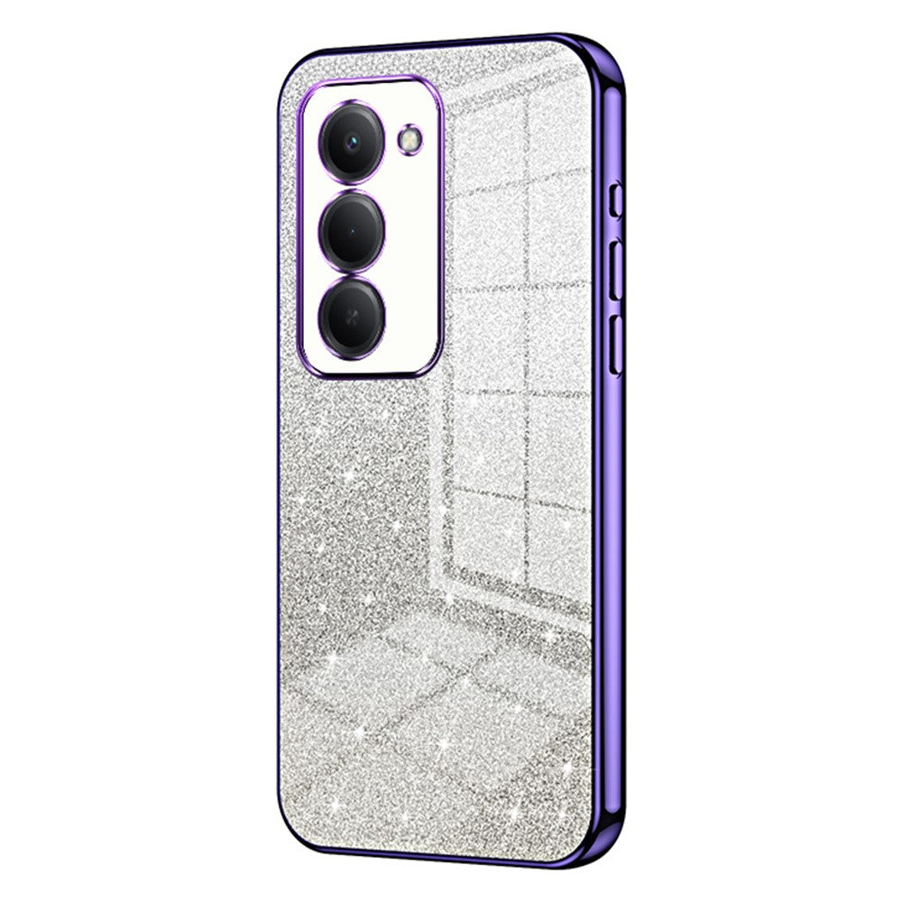 Phone Case For Xiaomi Redmi 15 5G (EU) (171mm)  /  15 4G (EU) (171mm) Electroplating Gradient Glitter TPU Phone Cover
