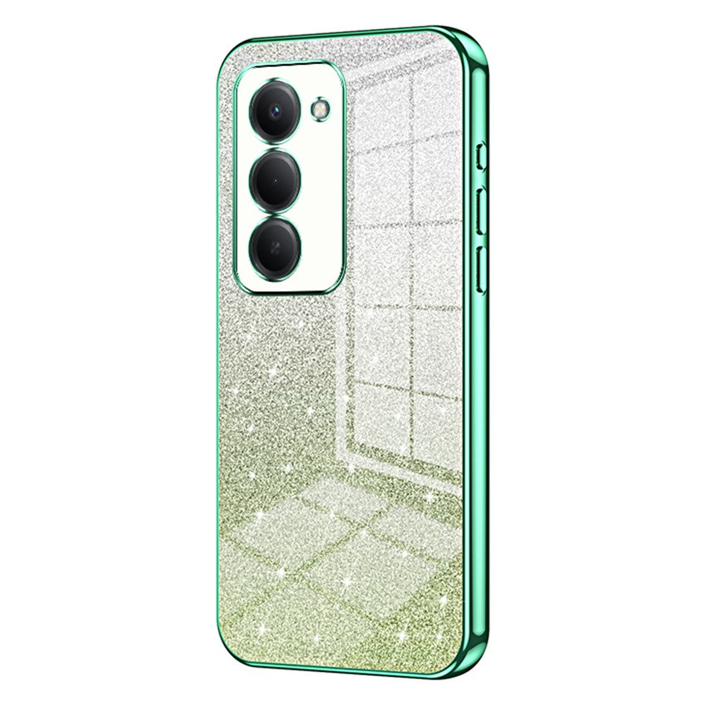 Phone Case For Xiaomi Redmi 15 5G (EU) (171mm)  /  15 4G (EU) (171mm) Electroplating Gradient Glitter TPU Phone Cover