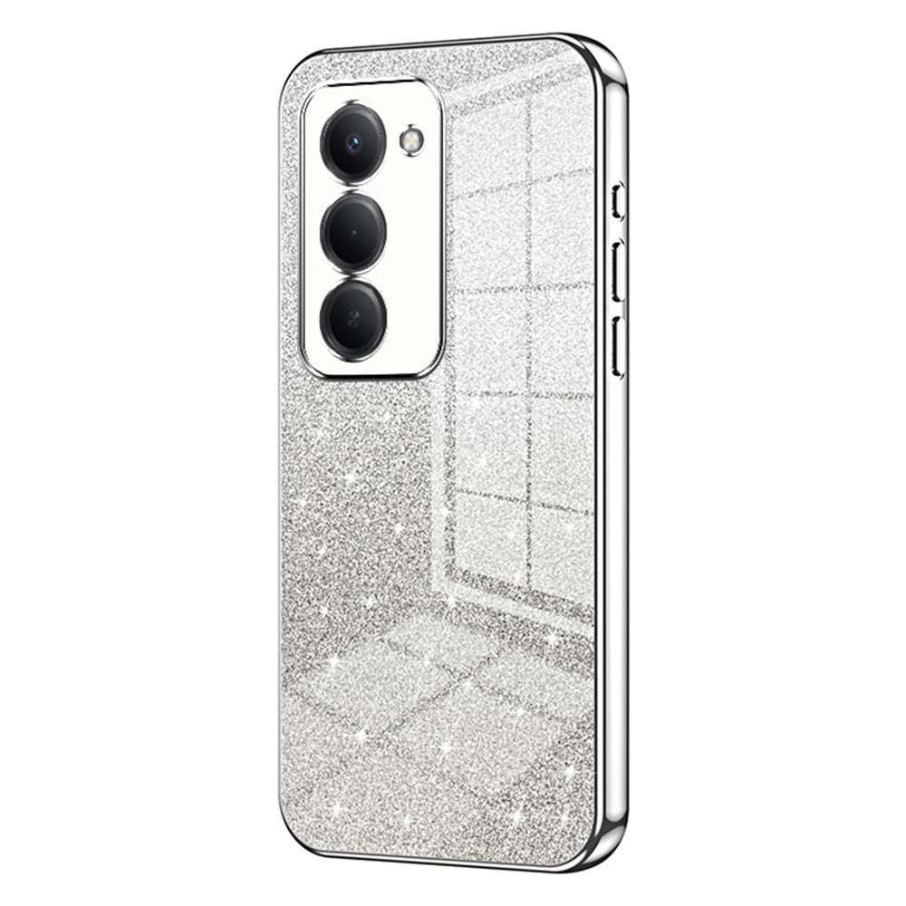 Phone Case For Xiaomi Redmi 15 5G (EU) (171mm)  /  15 4G (EU) (171mm) Electroplating Gradient Glitter TPU Phone Cover