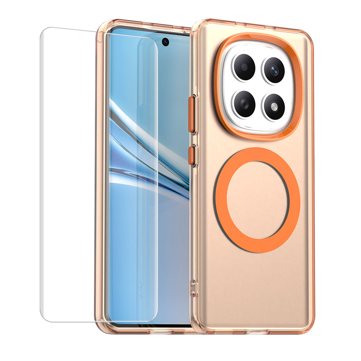 ENKAY HAT PRINCE För Xiaomi Poco M8 5G / Redmi Note 15 5G (Global) / 15 4G (Global) Magnetiskt Skal med Hydrogelfilm PC TPU mobilskal