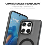 ENKAY HAT PRINCE For Motorola Edge 60 Pro 5G  Magnetic Case with Hydrogel Film PC TPU Phone Cover