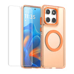ENKAY HAT PRINCE For Motorola Edge 60 Pro 5G  Magnetic Case with Hydrogel Film PC TPU Phone Cover
