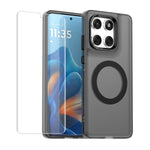 ENKAY HAT PRINCE For Motorola Edge 60 Pro 5G  Magnetic Case with Hydrogel Film PC TPU Phone Cover
