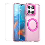 ENKAY HAT PRINCE For Motorola Edge 60 Pro 5G  Magnetic Case with Hydrogel Film PC TPU Phone Cover