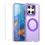 ENKAY HAT PRINCE For Motorola Edge 60 Pro 5G  Magnetic Case with Hydrogel Film PC TPU Phone Cover