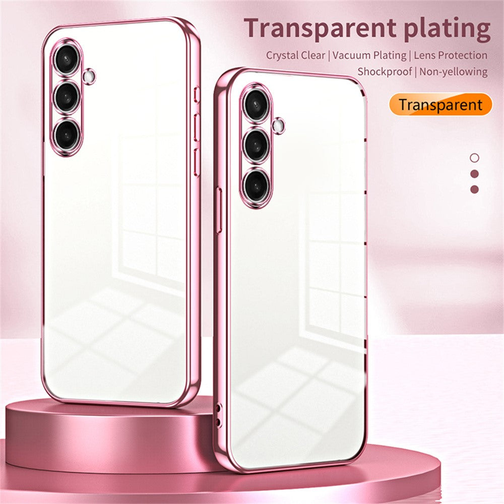 For Samsung Galaxy A27 5G Case Electroplating Frame Soft TPU Phone Cover