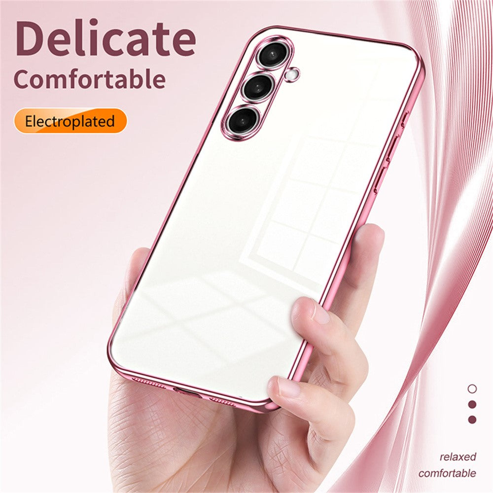 For Samsung Galaxy A27 5G Case Electroplating Frame Soft TPU Phone Cover