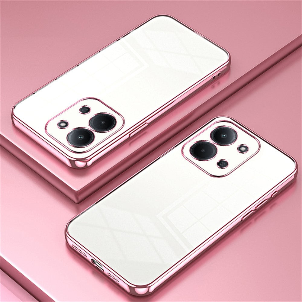 Phone Case For Xiaomi Poco C85 4G (173mm)  /  Redmi 15C 4G (EU) (173mm)  /  15C 5G (EU) (173mm) Electroplating Frame Soft TPU Phone Cover