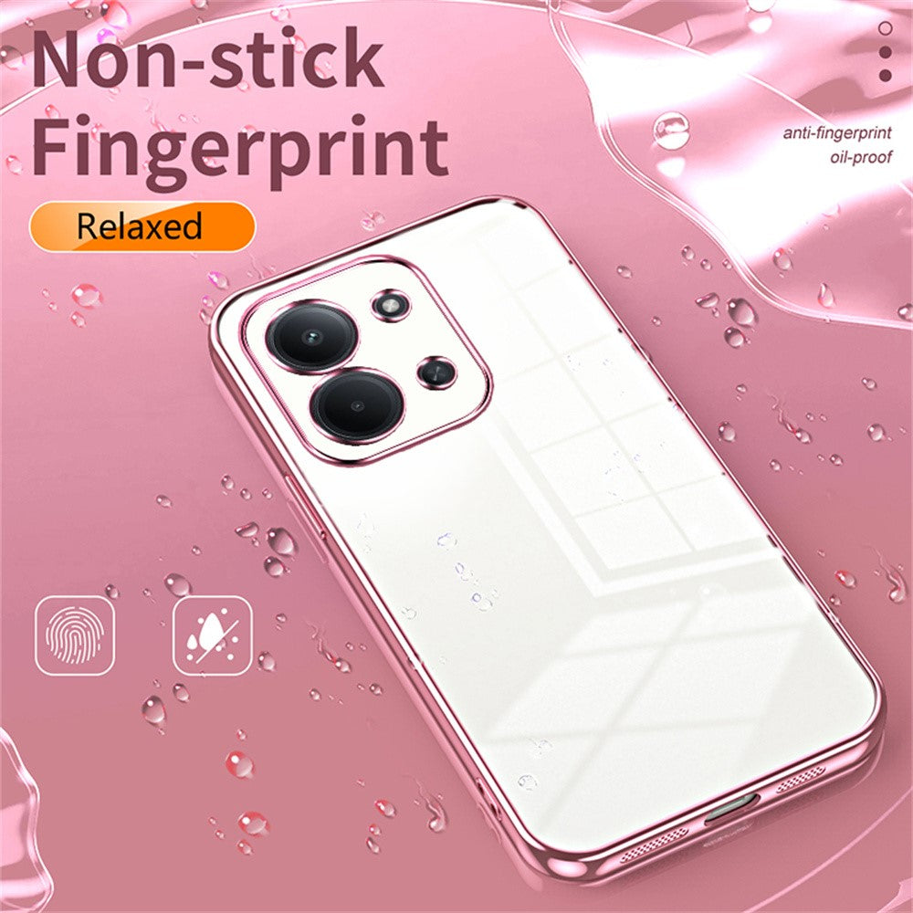 Phone Case For Xiaomi Poco C85 4G (173mm)  /  Redmi 15C 4G (EU) (173mm)  /  15C 5G (EU) (173mm) Electroplating Frame Soft TPU Phone Cover