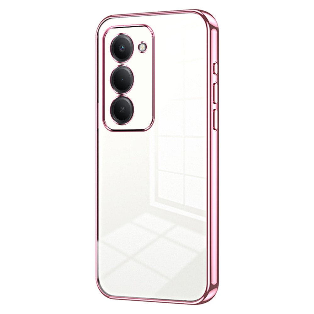 Phone Case For Xiaomi Redmi 15 5G (EU) (171mm)  /  15 4G (EU) (171mm) Electroplating Frame Soft TPU Phone Cover