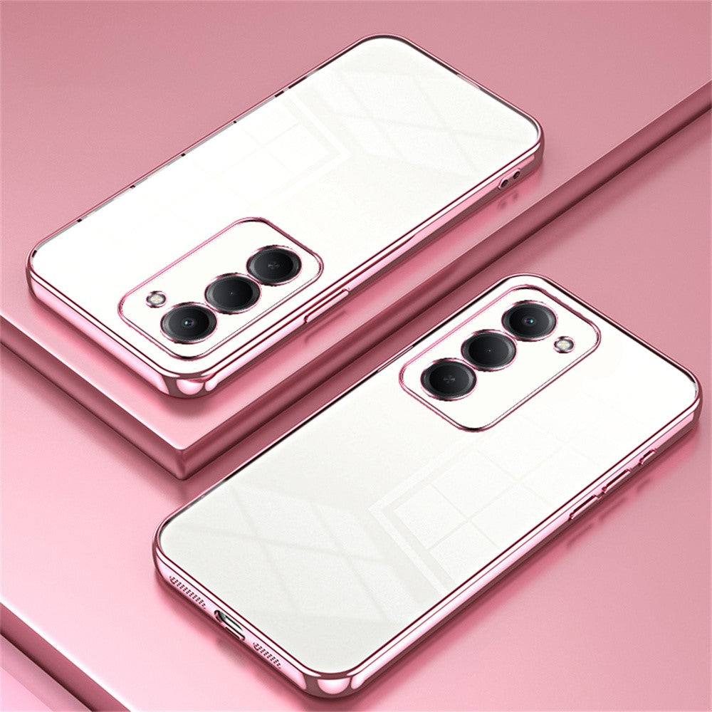 Phone Case For Xiaomi Redmi 15 5G (EU) (171mm)  /  15 4G (EU) (171mm) Electroplating Frame Soft TPU Phone Cover