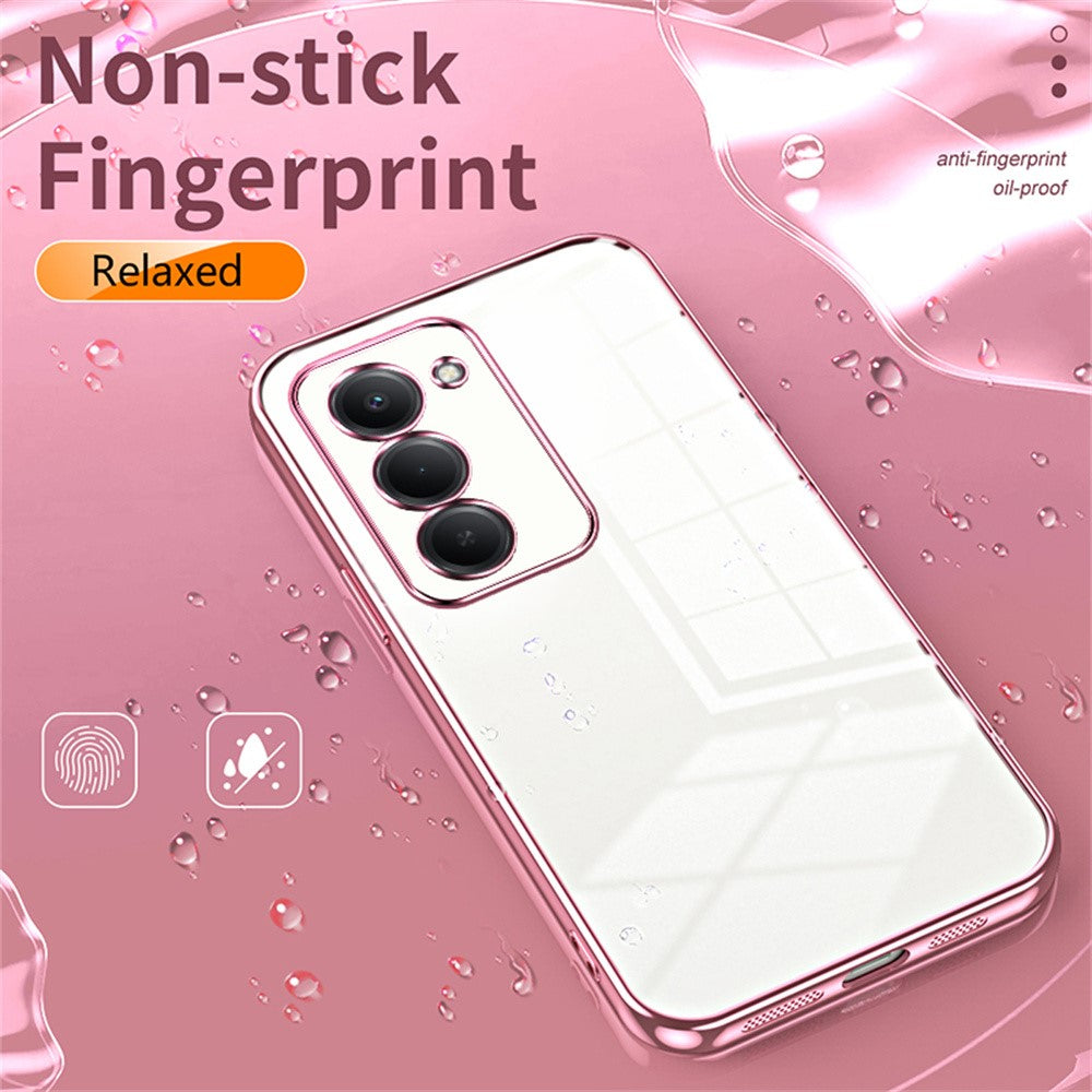 Phone Case For Xiaomi Redmi 15 5G (EU) (171mm)  /  15 4G (EU) (171mm) Electroplating Frame Soft TPU Phone Cover