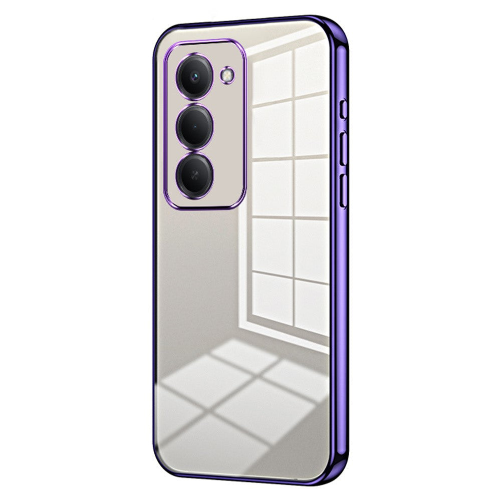 Phone Case For Xiaomi Redmi 15 5G (EU) (171mm)  /  15 4G (EU) (171mm) Electroplating Frame Soft TPU Phone Cover