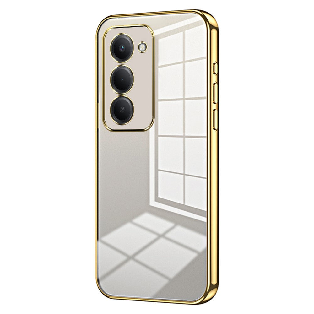Phone Case For Xiaomi Redmi 15 5G (EU) (171mm)  /  15 4G (EU) (171mm) Electroplating Frame Soft TPU Phone Cover