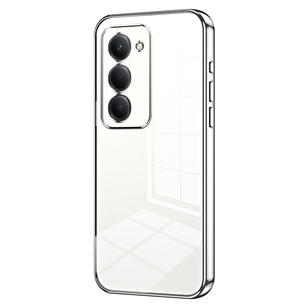 Phone Case For Xiaomi Redmi 15 5G (EU) (171mm)  /  15 4G (EU) (171mm) Electroplating Frame Soft TPU Phone Cover