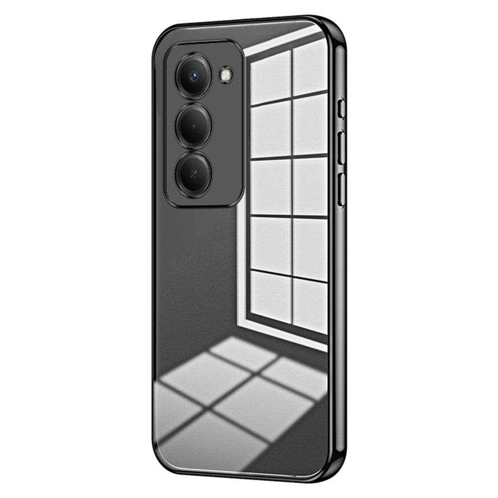 Phone Case For Xiaomi Redmi 15 5G (EU) (171mm)  /  15 4G (EU) (171mm) Electroplating Frame Soft TPU Phone Cover