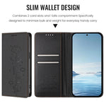 For Xiaomi 17 Ultra 5G Case RFID Blocking Wallet Stand Imprinted Cat Pattern Leather Phone Cover