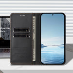 For Xiaomi 17 Ultra 5G Leather Wallet Case Magnetic Closure RFID Blocking Phone Cover