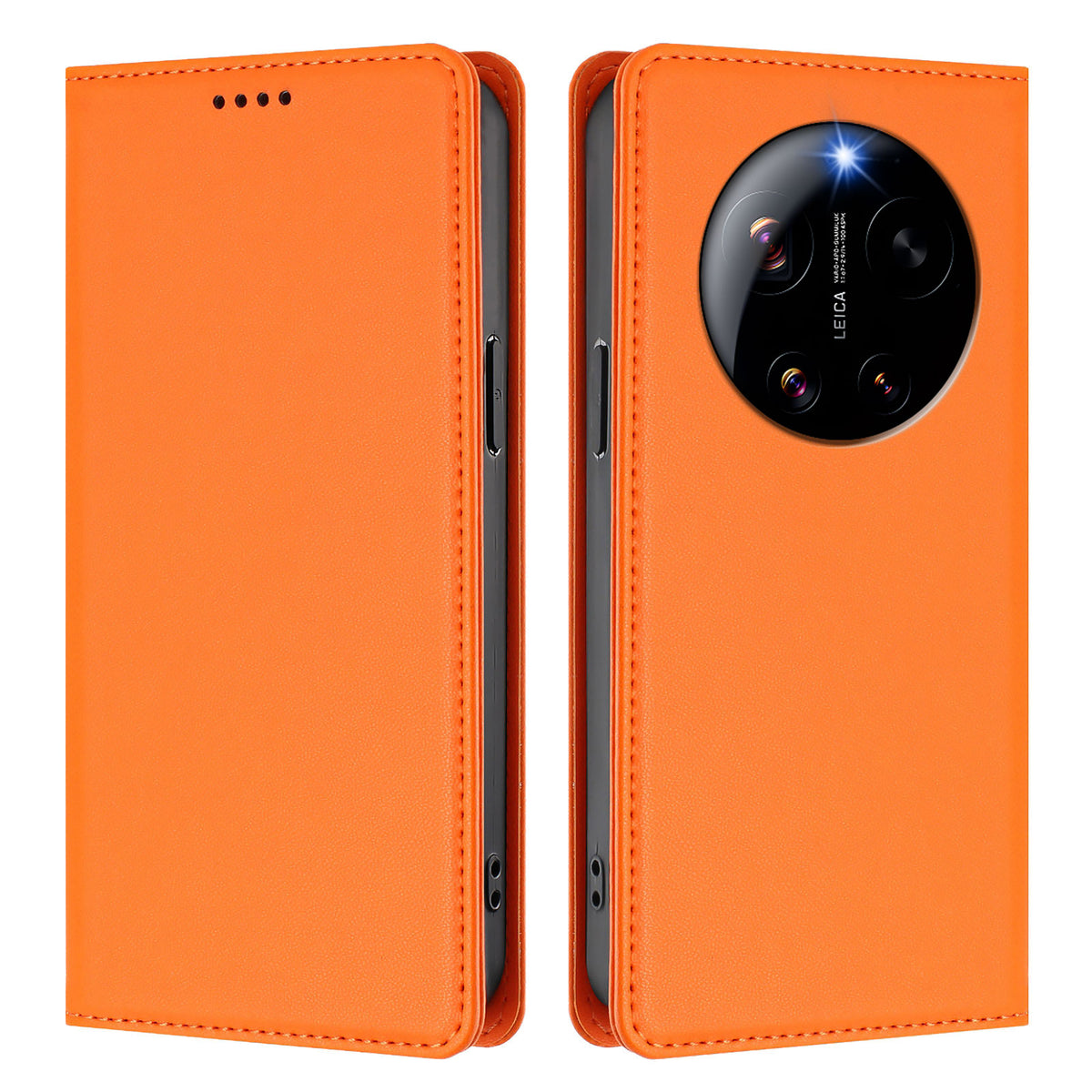 Xiaomi 17 Ultra 5G Läderplånboksfodral Magnetisk stängning RFID-blockerande mobilfodral