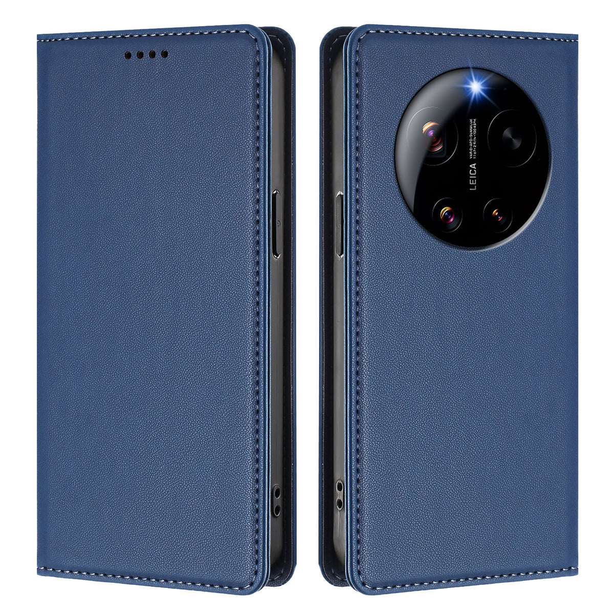 Xiaomi 17 Ultra 5G Läderplånboksfodral Magnetisk stängning RFID-blockerande mobilfodral