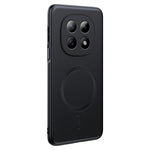 For Xiaomi Redmi Note 15 4G (Global) Magnetic Case Leather Coated TPU + PC Phone Cover