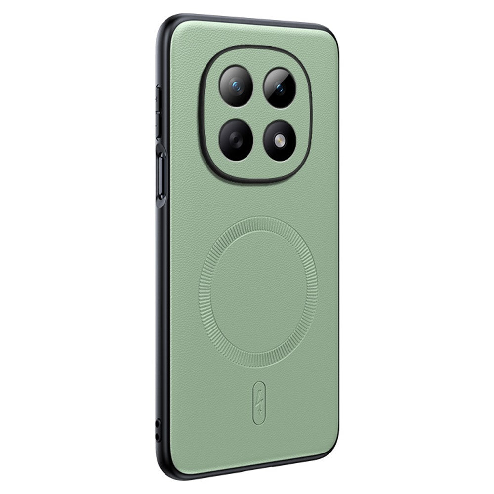 Xiaomi Redmi Note 15 4G (Global) Magnetiskt skal Läderbelagt TPU + PC mobilskal