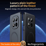 For Xiaomi Redmi Note 15 Pro 4G (Global) Magnetic Case Leather Coated TPU + PC Phone Cover