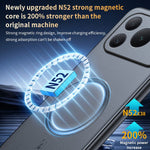 For Honor Power2 5G Magnetic Case Leather Coated TPU + PC Phone Cover