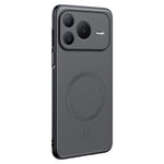 For Honor Power2 5G Magnetic Case Leather Coated TPU + PC Phone Cover