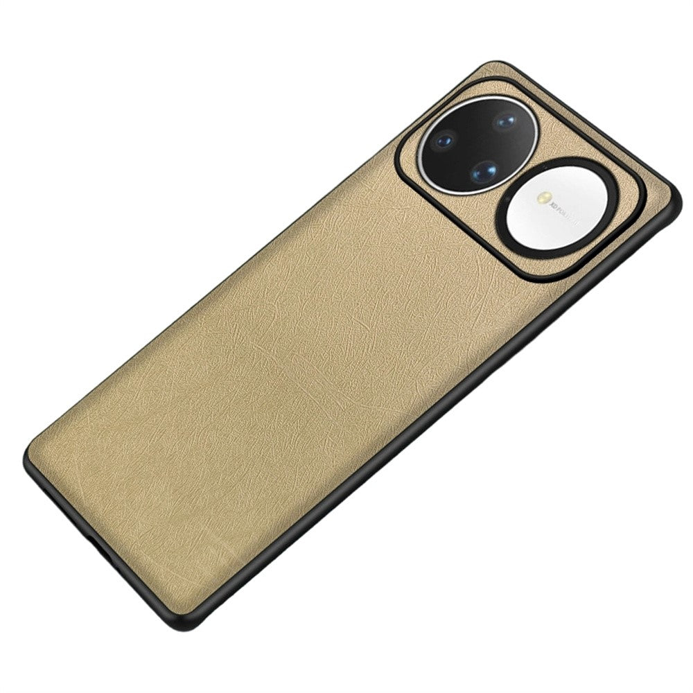 For Huawei nova 15 Ultra 5G Case Silk-Textured PU Leather Coated PC TPU Protective Phone Back Cover