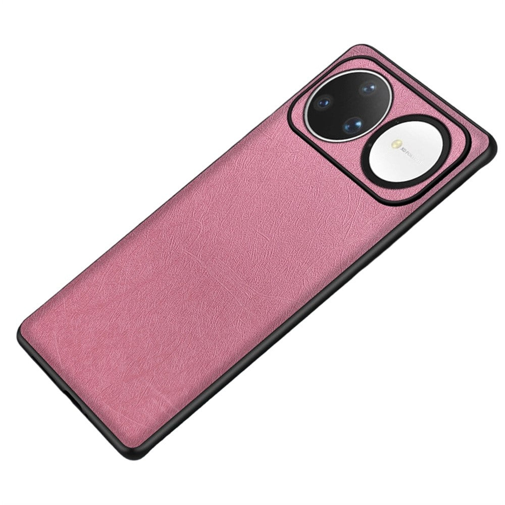 For Huawei nova 15 Ultra 5G Case Silk-Textured PU Leather Coated PC TPU Protective Phone Back Cover