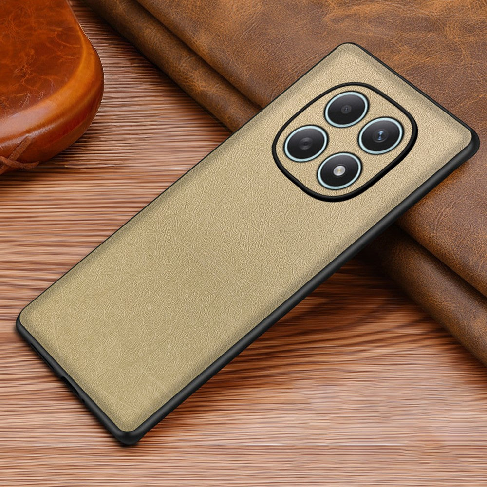 Phone Case For Xiaomi Poco M8 5G / Redmi Note 15 5G (Global) / 15 4G (Global) Silk-Textured PU Leather Coated PC TPU Protective Phone Back Cover