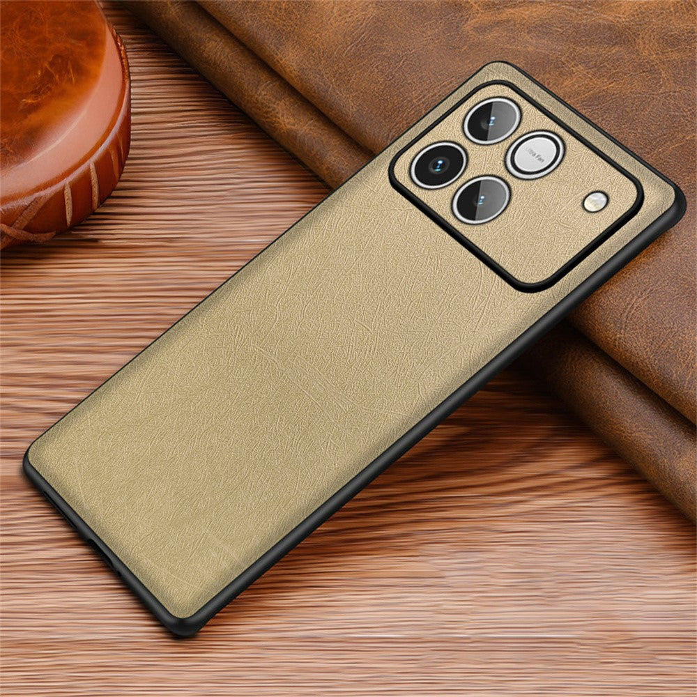 Phone Case For Honor Win 5G / Win RT 5G Silk-Textured PU Leather Coated PC TPU Protective Phone Back Cover