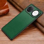 For Huawei nova 15 Ultra 5G Case Litchi Texture PU Leather Coated PC + TPU Protective Phone Back Cover