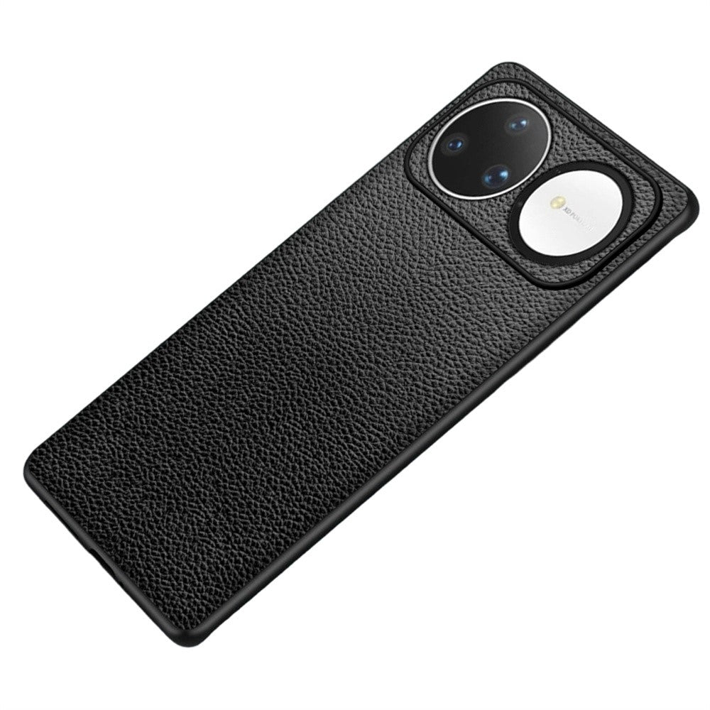 For Huawei nova 15 Ultra 5G Case Litchi Texture PU Leather Coated PC + TPU Protective Phone Back Cover