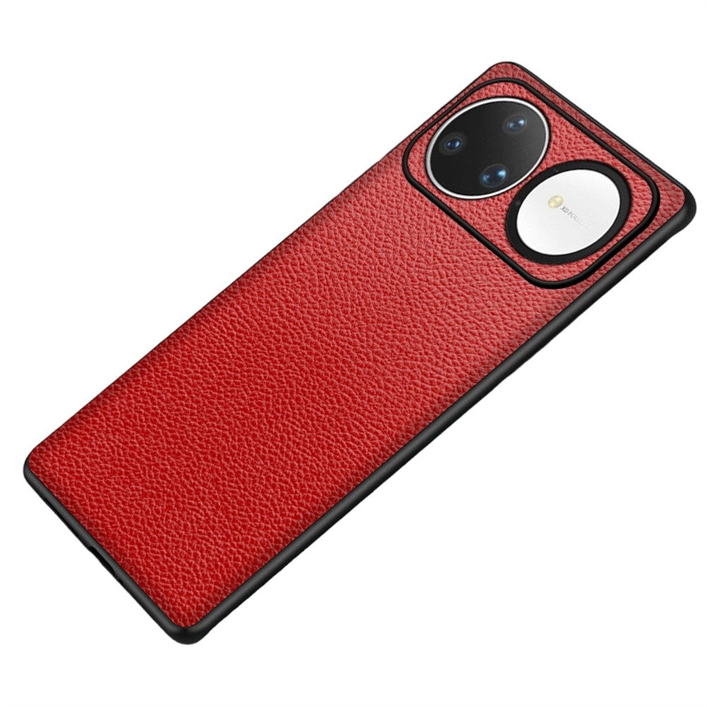 For Huawei nova 15 Ultra 5G Case Litchi Texture PU Leather Coated PC + TPU Protective Phone Back Cover