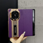 For Huawei Mate X7 Case Kickstand Leather + PC Protective Phone Cover