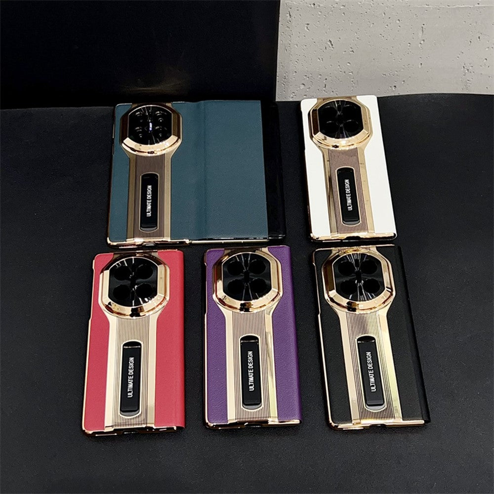 For Huawei Mate X7 Case Kickstand Leather + PC Protective Phone Cover
