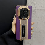 For Huawei Mate X7 Case Kickstand Leather + PC Protective Phone Cover