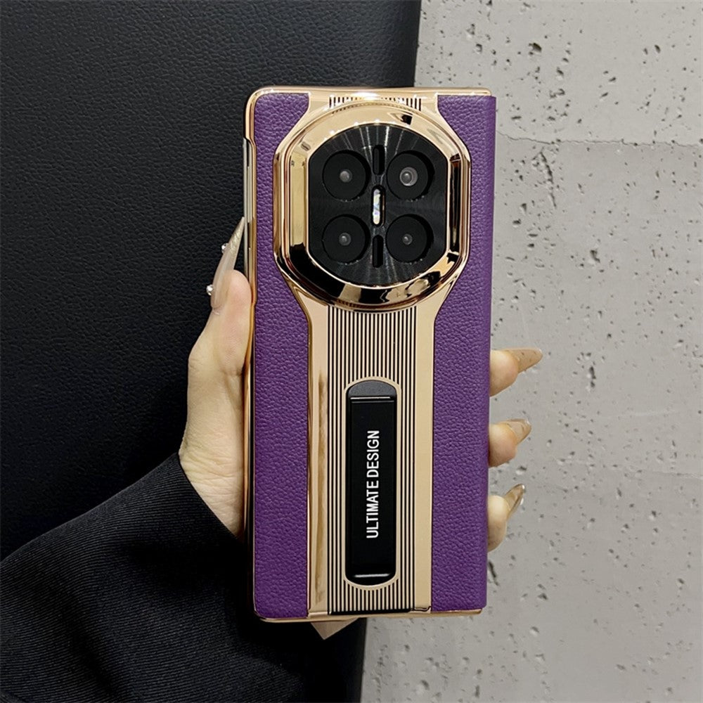 For Huawei Mate X7 Case Kickstand Leather + PC Protective Phone Cover