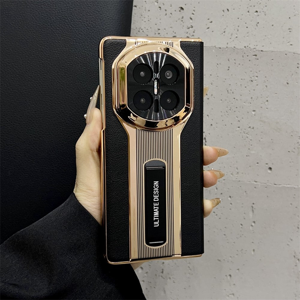 Huawei Mate X7 Skal Stativ Läder + PC Skyddande mobilskal