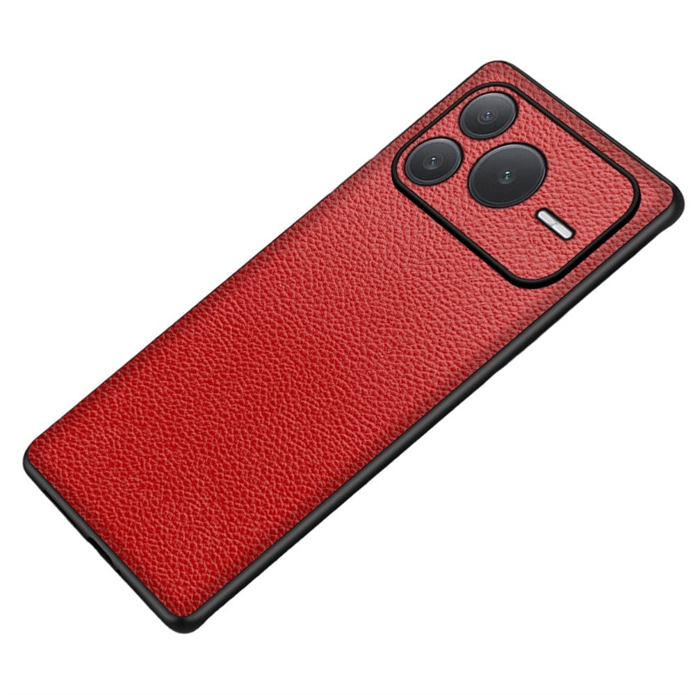 For Honor Power2 5G Case Litchi Texture PU Leather Coated PC + TPU Protective Phone Back Cover