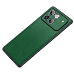 Telefoncover Til Honor Win 5G / Win RT 5G Litchi-tekstur PU-læderbelagt PC + TPU Beskyttende Telefonbagside