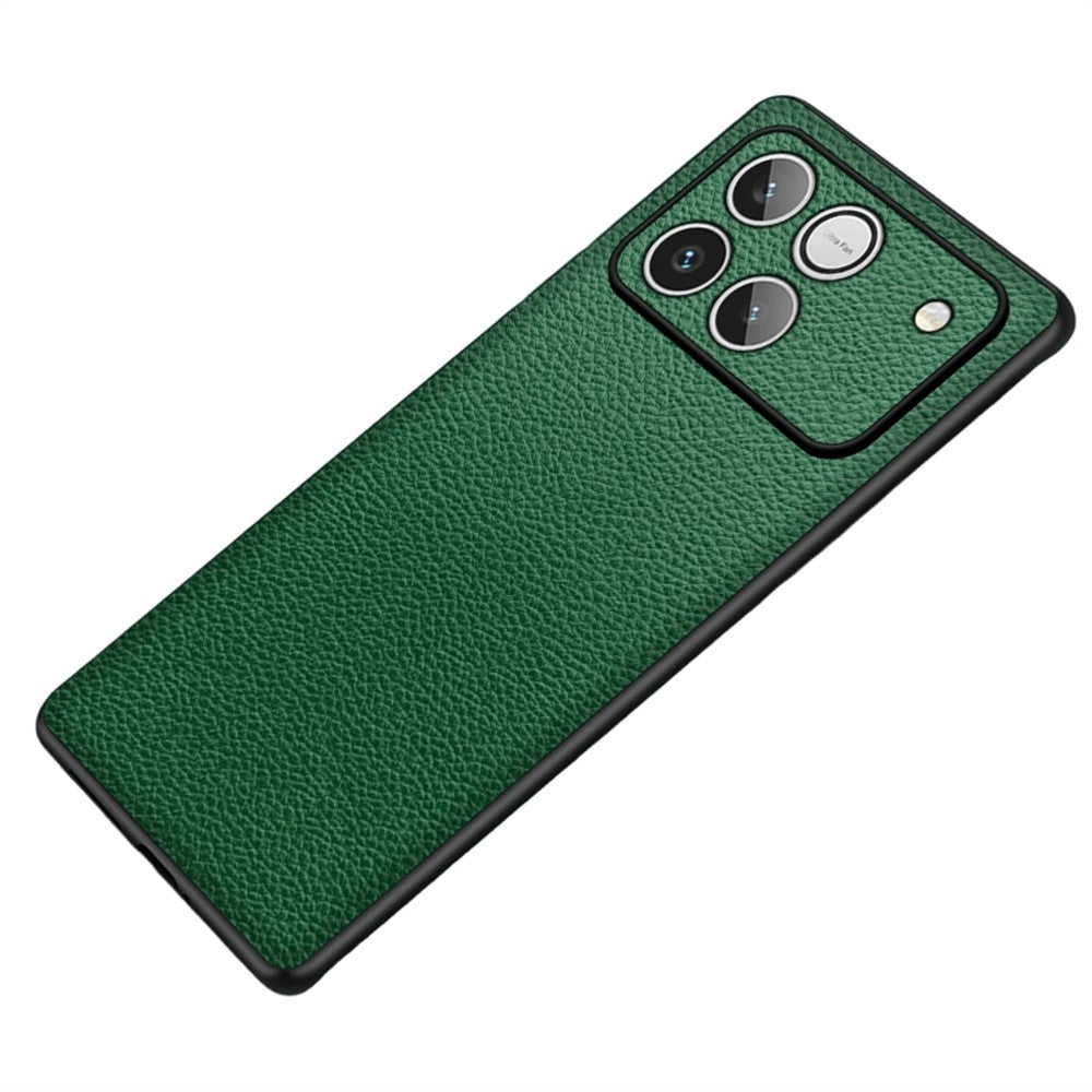 Telefoncover Til Honor Win 5G / Win RT 5G Litchi-tekstur PU-læderbelagt PC + TPU Beskyttende Telefonbagside