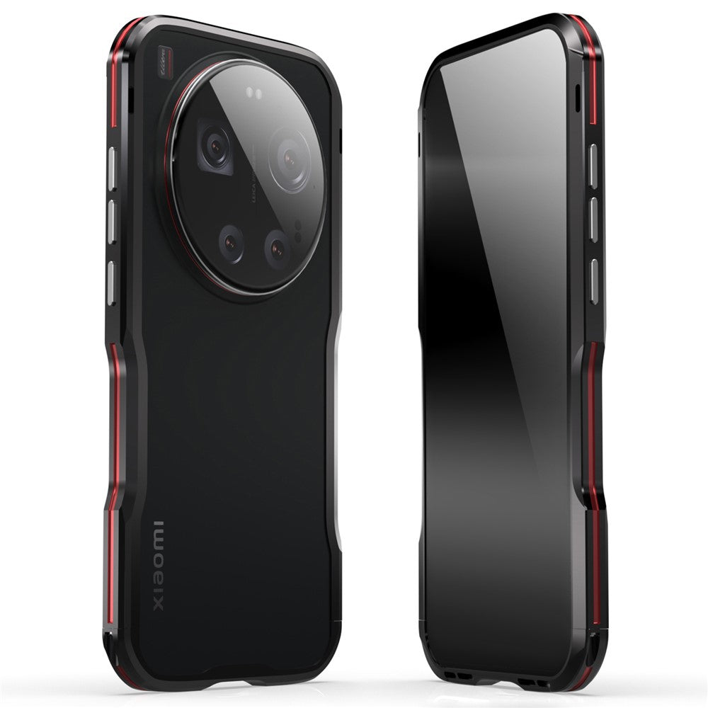 LUPHIE For Xiaomi 17 Ultra 5G Case Metal Bumper Frame Shockproof Phone Cover